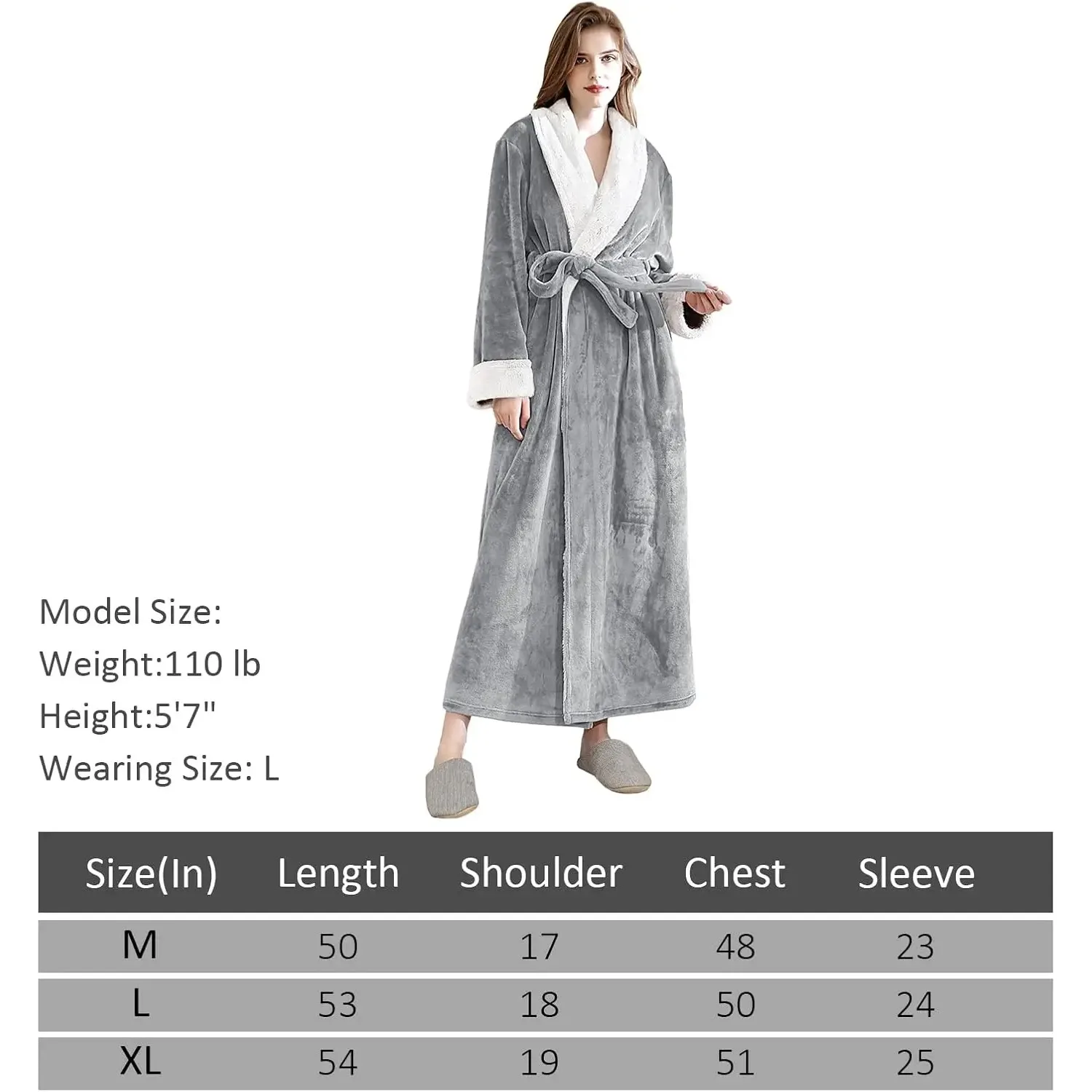 New Winter thickened Robe Pajamas Multi-Coloured Flannel Bathrobe Absorbent and Warm Soft and Comfortable night gown