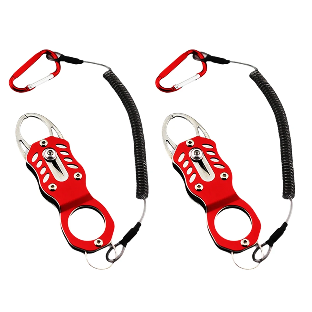 Mini Fish Controller Stainless Steel Lure Hook Remover Fish Clamp Portable Lure Fish Control Fishing Tool Red