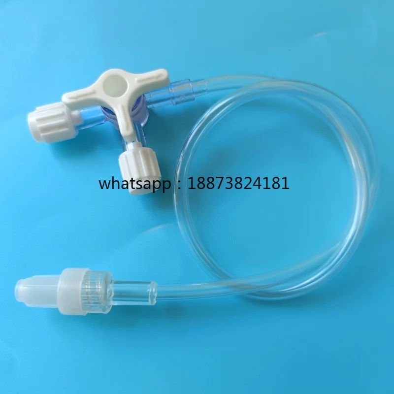 150cm Medical Disposable IV Tube Lock Connector X-ray Test Connecting Tubing Male Female fast shipping