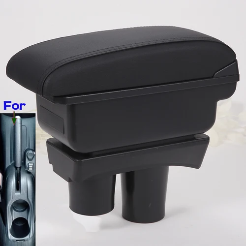 Para Peugeot 301 caja de reposabrazos para Citroen c-elysee caja de reposabrazos de coche caja de almacenamiento automático detalles interiores dedicados accesorios de coche