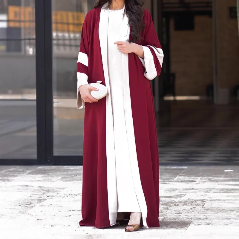 Muslim Abaya for Women with Scarf Eid Long Sleeve Morocco Arab Party Dress Long Robe Vestidos Dubai Abayas Modest Kaftan Dresses