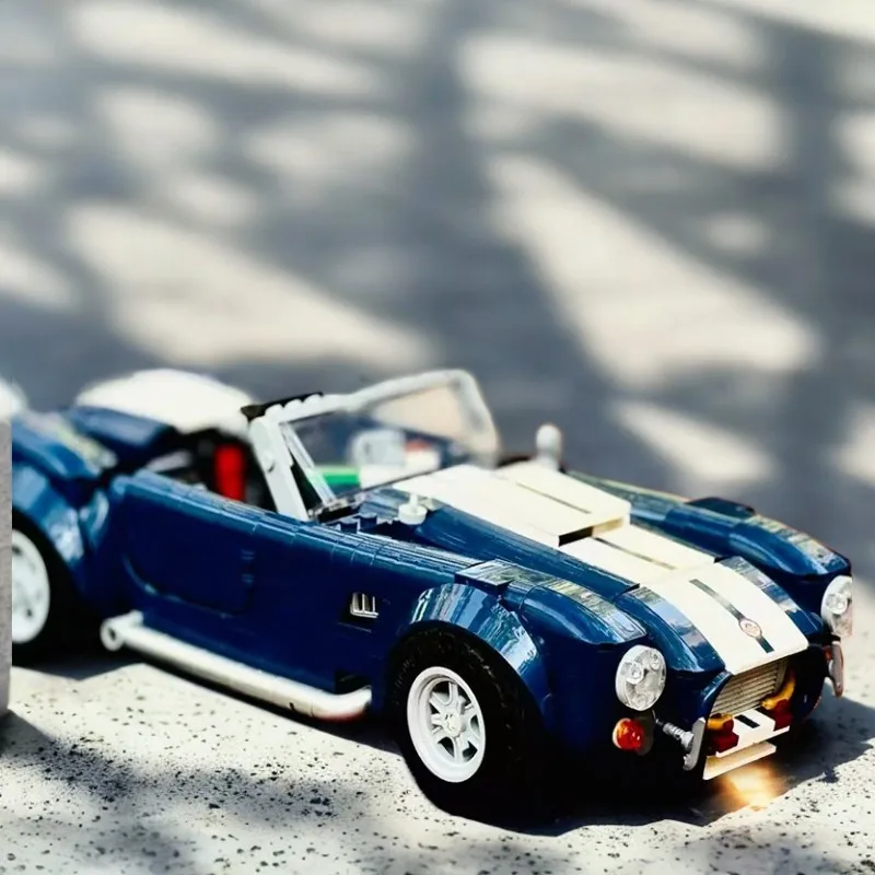 2025 جديد صالح 10357 كلاسيكي كوبرا 427 S C سباق السيارات الرياضية اللبنات تجميع الطوب لعبة نموذج هدايا عيد الميلاد عيد الميلاد #5