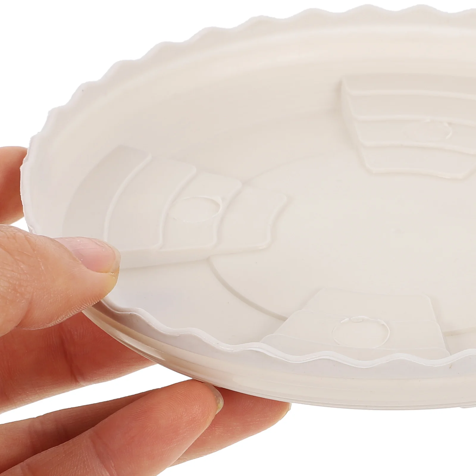 20 Stück runde Pflanzenschalen-Tablett aus Kunststoff für Blumentöpfe, auslaufsicher, für den Innen- und Außenbereich, langlebig, für mehrere Gelegenheiten, Pflanzgefäße