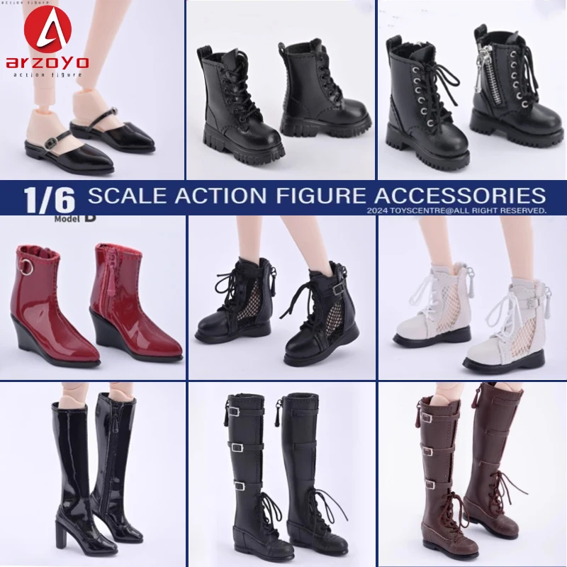 

Toyscentre TCT-048-TCT053 1/6 High Heels Boots Hollow Shoes Slippers Model Fit 12'' ZYTOYS Female Soldier Action Figure Body
