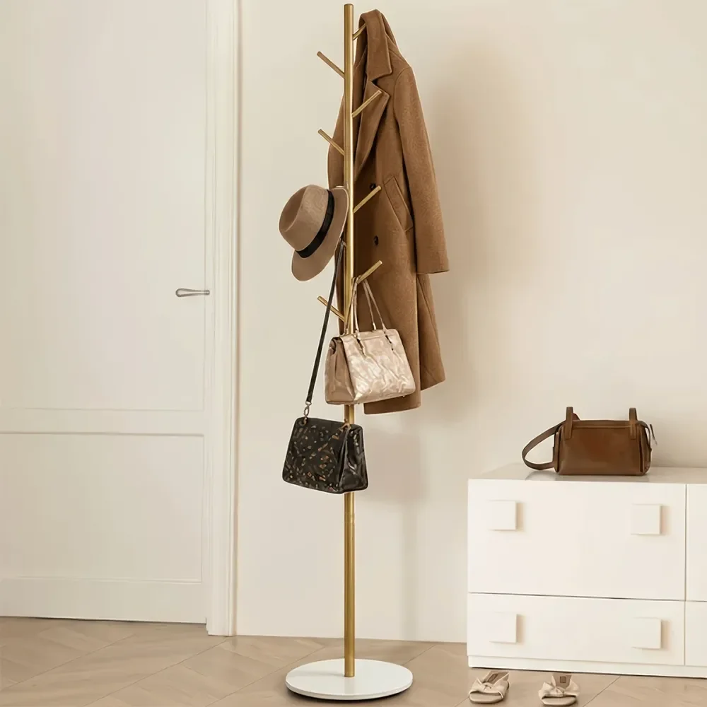 

Metal Coat Rack, EasyToAssemble TreeStyle Hat And Coat Rack, Hallway Standing Coat Rack, Hat Rack And Clothes Hanger, Can Hang
