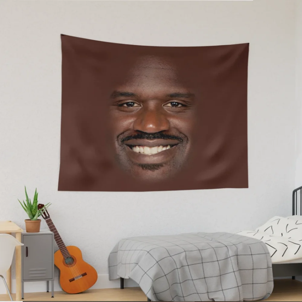 2025 Hot-Selling Shaquille O'Neal Basketball Poster – Funny Art Deco Tapestry Wall Hanging for Living Room, Bedroom & Dorm Decor