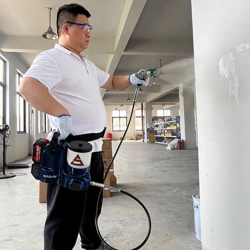 

Lithium Battery Handheld Spray Machine High Pressure Airless Sprayer Electric Paint Sprayer Rechargeable Small Backpack Style