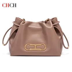 CHCH Women's Shoulder Bag New PU Cloud Bag 2024 New Crossbody Bag Party Wallet