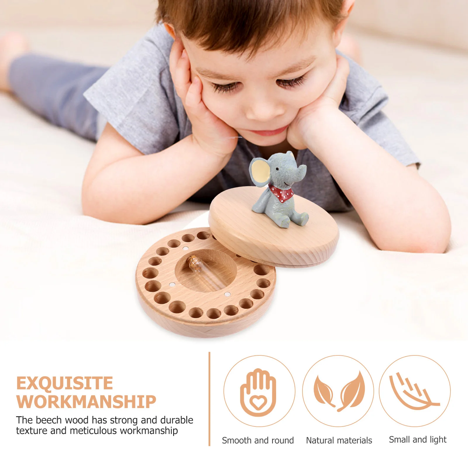 

1 set 1 Set Baby Tooth Box Cartoon Teeth Deciduous Tooth Holder Keepsake Storage Organizer Birthday Christmas Gift