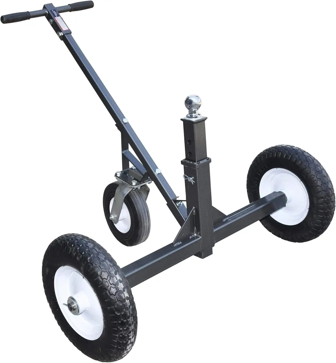 ustable Steel 1000 Lb Heavy Duty Trailer Dolly W/ Caster (Open Box)