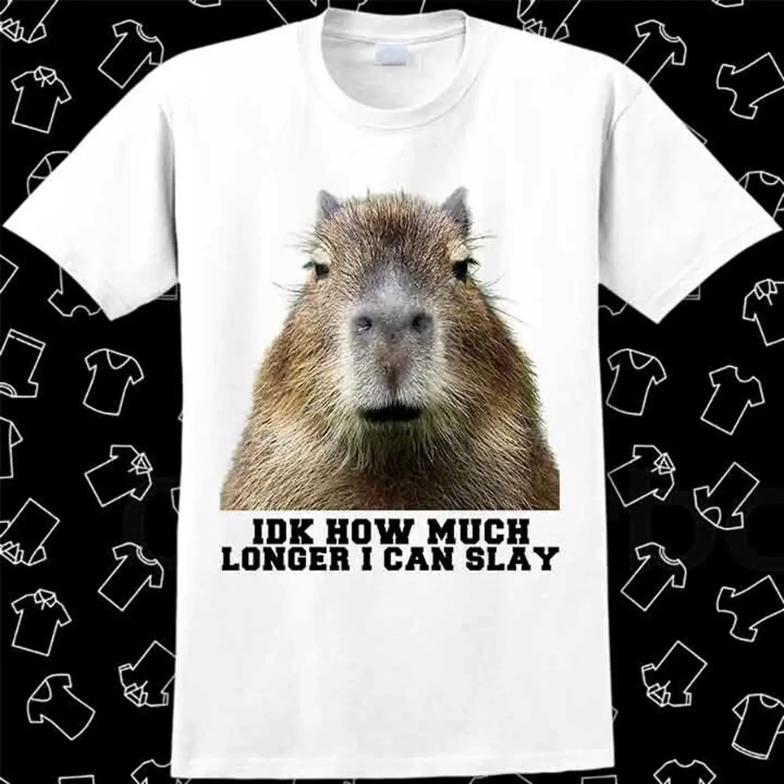 No sé cuánto tiempo más podré matar opossums, camiseta sarcástica de capibara, estilo vintage 907, lavada, suave, transpirable, unisex.