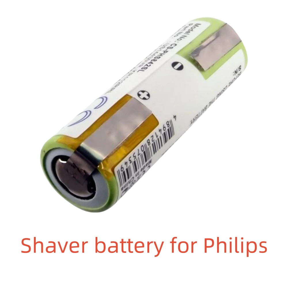 CS リチウムイオンシェーバーバッテリーフィリップス、3.7V、650mAh、HS8420 HS8420/23、US14430VR KR112RRL