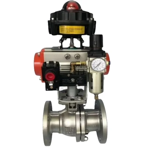 high quality factory manufacture Q641F-16R ss316 flange pneumatic ball valve