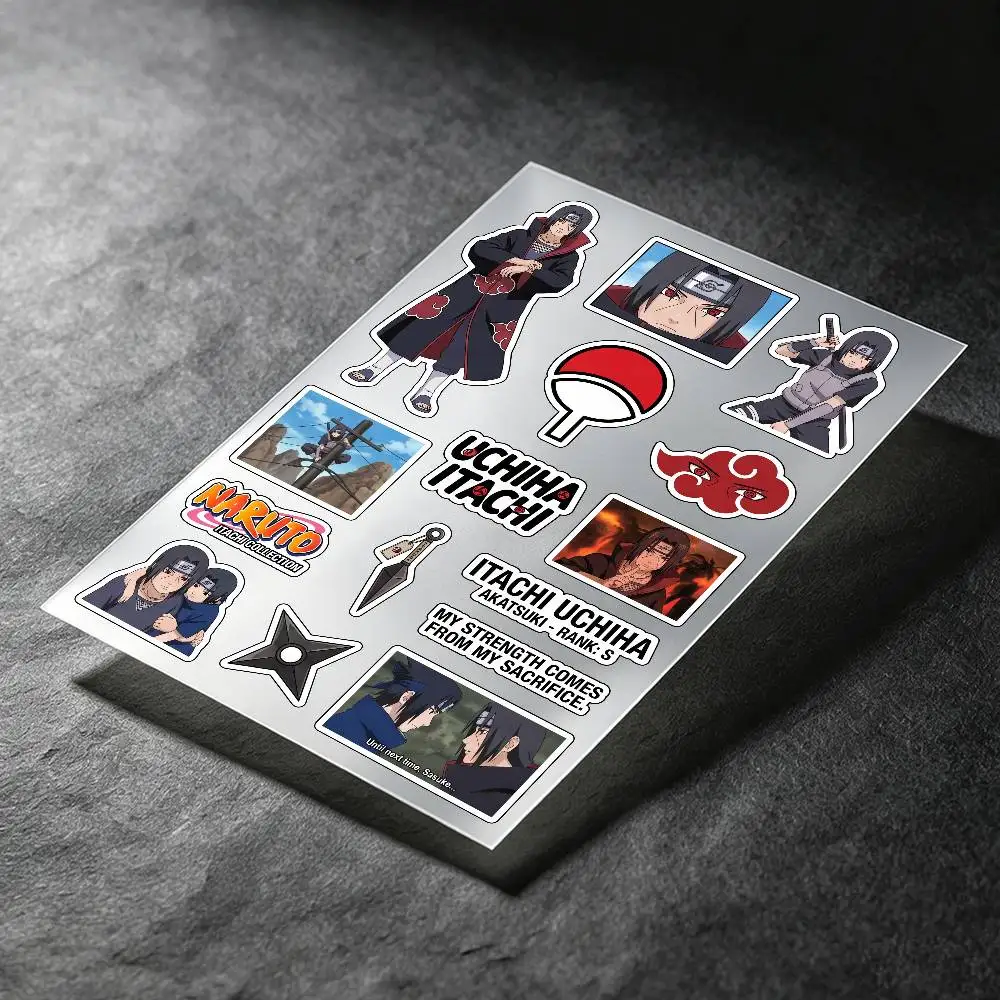 Uchiha Itachi Anime Character Stickers Auto Body Bumper Windows Motorcycle Laptop Walls Vinyl Decal Car Tuning Accessories