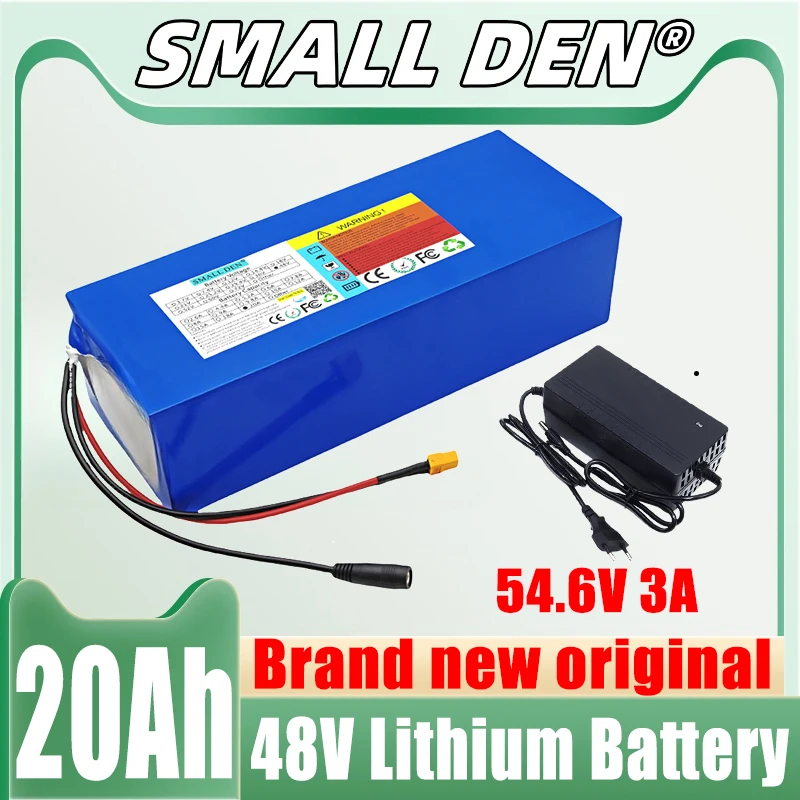 Brand new 48V 20Ah 21700 13S4P lithium battery pack 1200W various types of transportation mobile batteries, customizable 30A BMS