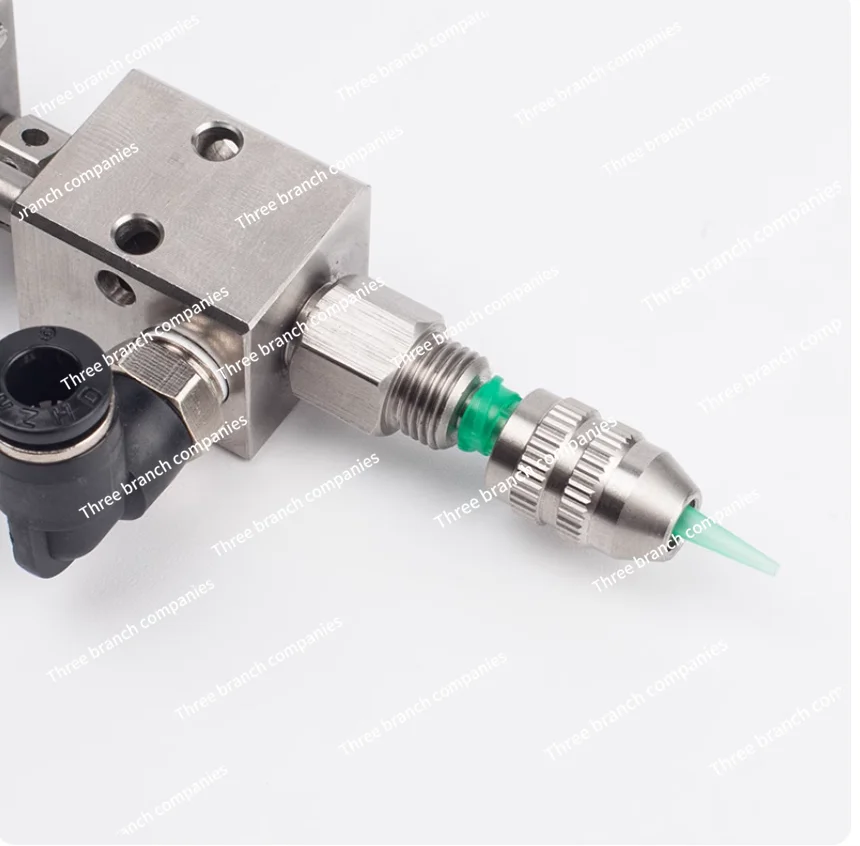 Compound intelligent pneumatic thimble dispensing valve glue   LEJ-2121