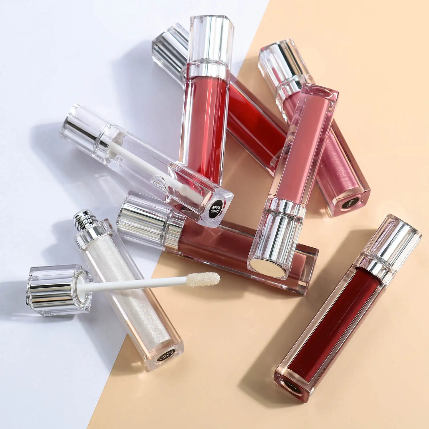 7ml Private Label Lip Gloss Pigment Long Lasting Waterproof Moisture Non-stick Non-fading Custom Logo Makeup Cruelty Free P11/10