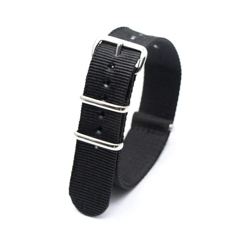 Watch Band 18Mm 20Mm 22Mm 24Mm Style Wristband Durable Nylon Striped Strap Compatible with Sport Casual Watch Bracelet