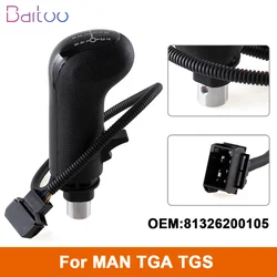 6Pin 8 Speed+R Truck Electric Gear Shift Lever Knob Gear Stick Head 81326200105 For MAN TGA TGS TS042