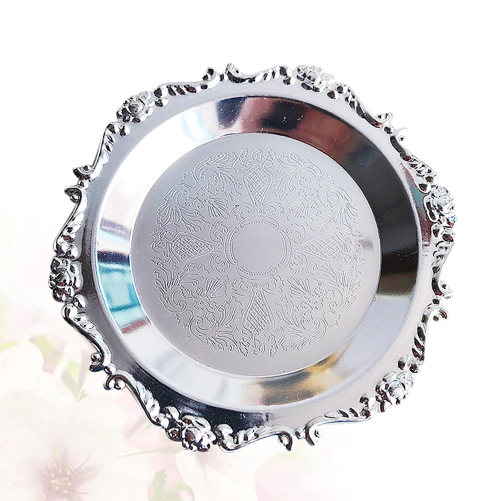 

Retro Decor Copper Jewelry Plate C Plate Holder Storage Jewelry Storage Tray Copper Decorative C Tray ganizer Dish