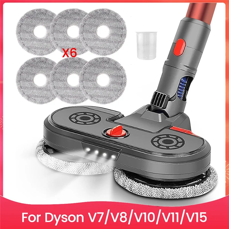 

ABVI-2 In 1 Vacuum Cleaner Electric Floor Tool For Dyson V7, V8, V10, V11, V15 Simultaneous And Efficient Cleaning