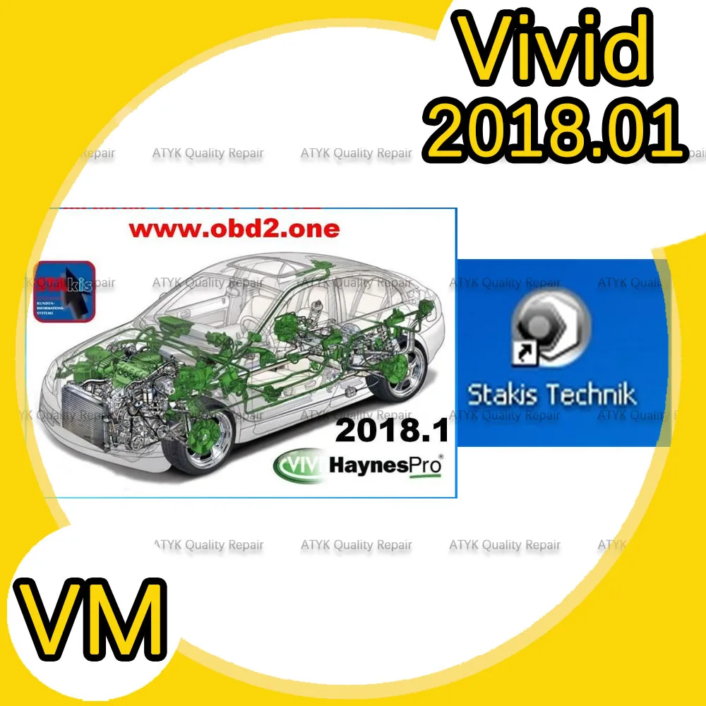 

2018.01 vivid workshop DATA VM Virtual Machine Version Diagnostic software Repair equipment obd2 scanner tuning cars trucks tool