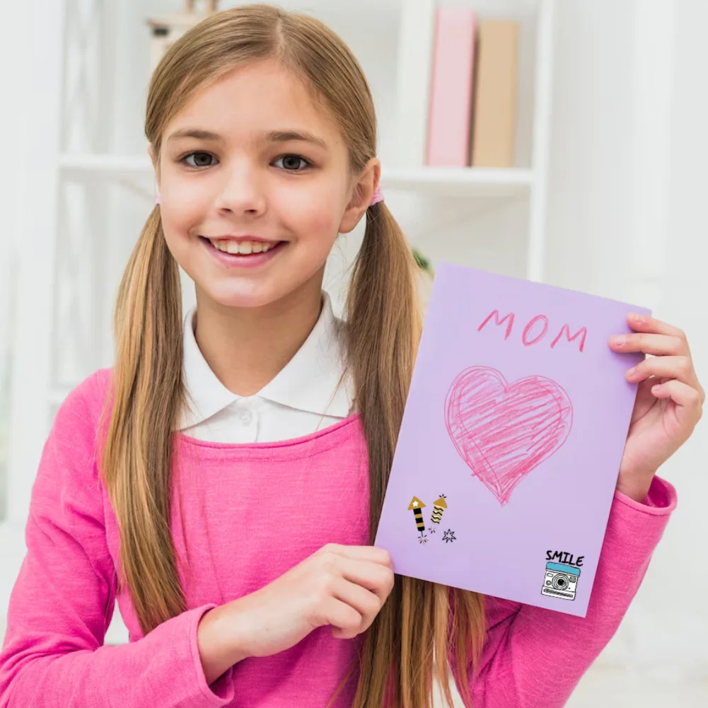 4pcs Waterproof For Kids Cute Scrapbook Guest Book Self Adhesive Birthday Sticker Photo Album Adults Skateboard Exquisite Cards