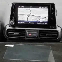 Tempered glass For Toyota PROACE CITY EV 2019 2020 2021 8 inch GPS Car Navigation Steel Film Central Control Screen protector
