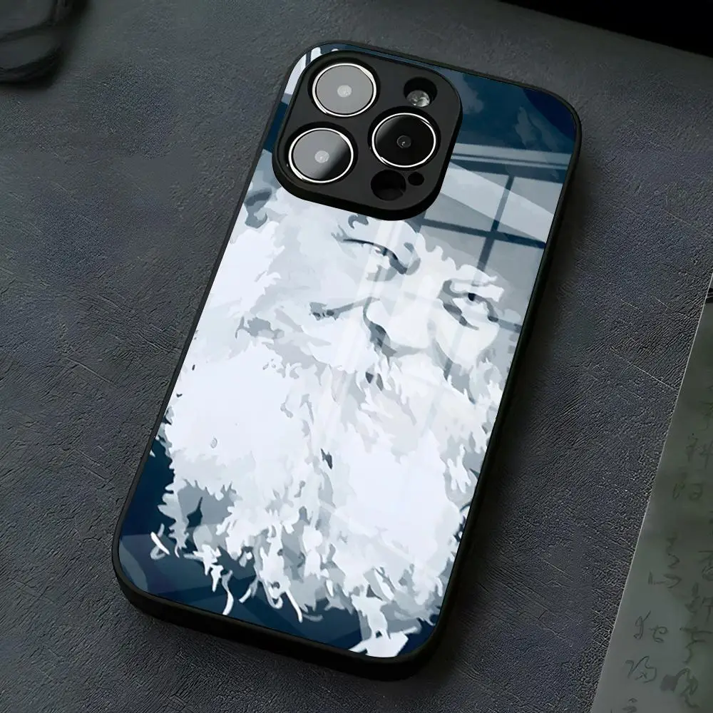 Etui na telefon z motywem żydowskiego rabina Lubawicza do iPhone 17 Pro Max 16 15 14 Pro Max 13 11 X Xs Xr 8 7Plus, szklana obudowa — zdjęcie produktu 3