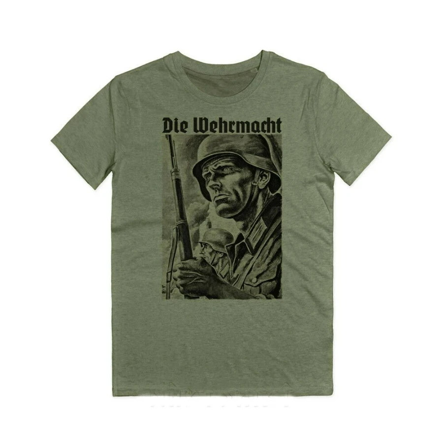 Infantry Division Steel Helmet Wk2 Army Soldiers T-Shirt. Summer Cotton Short Sleeve O-Neck Mens T Shirt New S-3XL