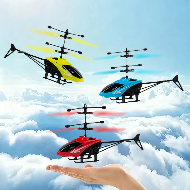 

Rechargeable Mini RC 2-Channel Drone Remote Safety Anti-fall RC Helicopter Drone Children's Gifts festival gift