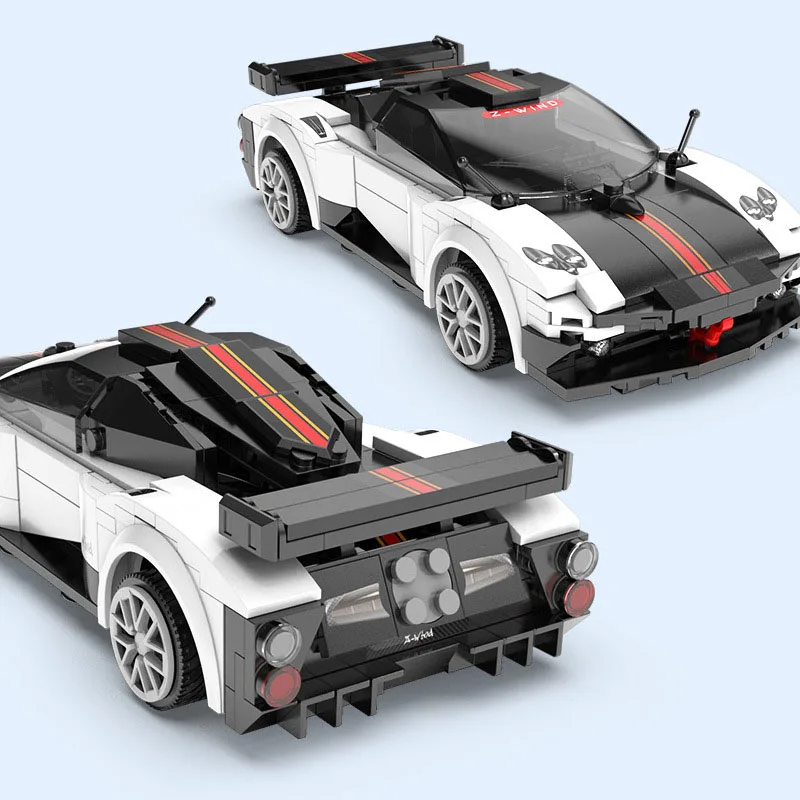 

1:20 Scale Super Sport Car Zonda Building Block Supercar App Racing Brick Radio 2.4ghz Remote Control Vehicle Rc Toys Collection
