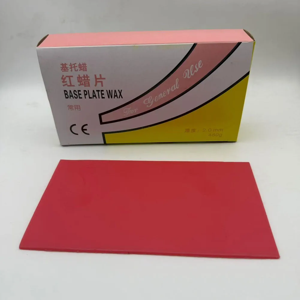 Soft/Hard Base Plate Wax Dental Modelling Red Flakes Winter & Summer Version 240/480g Denture Model Pattern Shaping Casting Wax