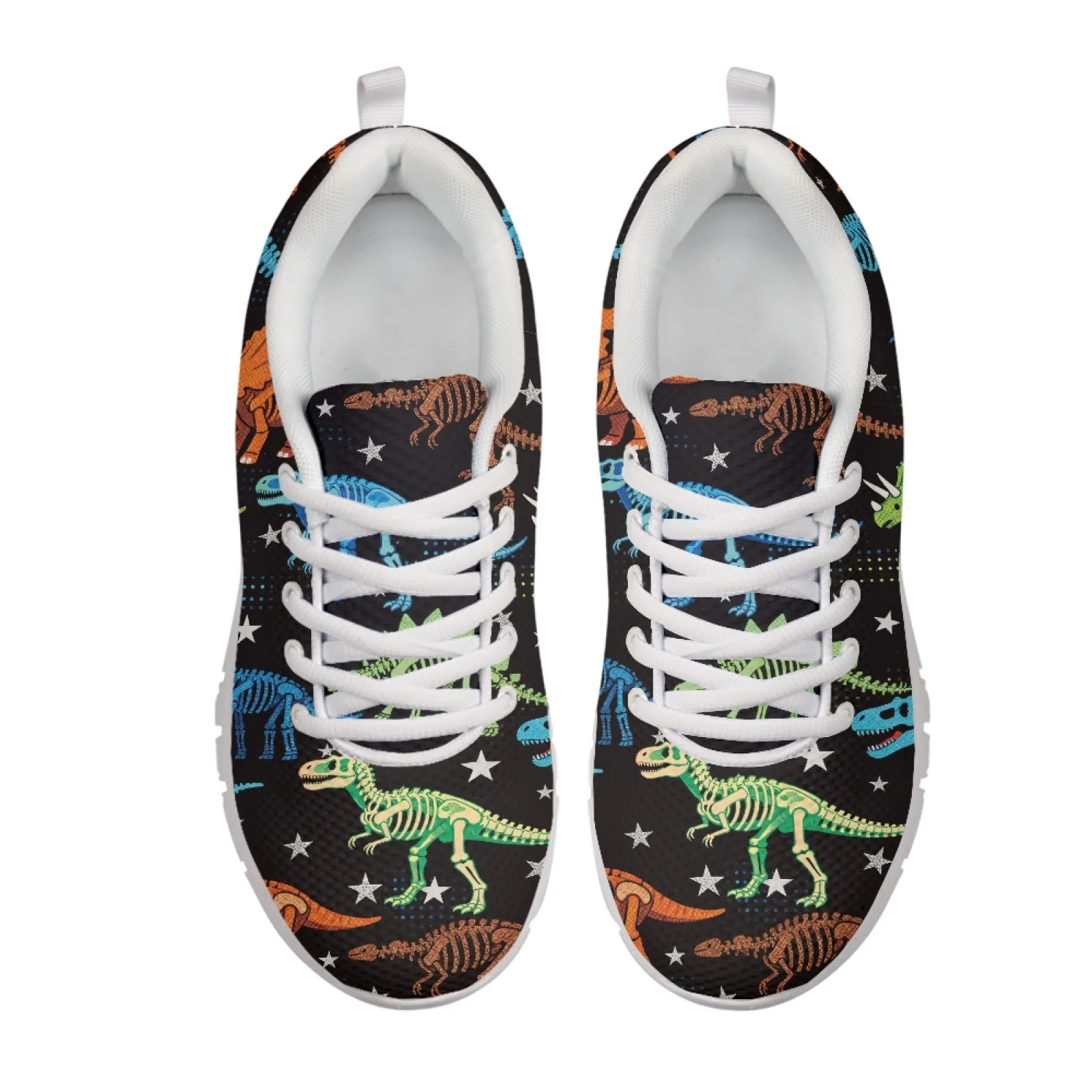 Coloranimal Dinosaur Theme Mesh & EVA Sole Women Tennis Shoes Breathable Running Sneakers for Ladies 2026 Collection