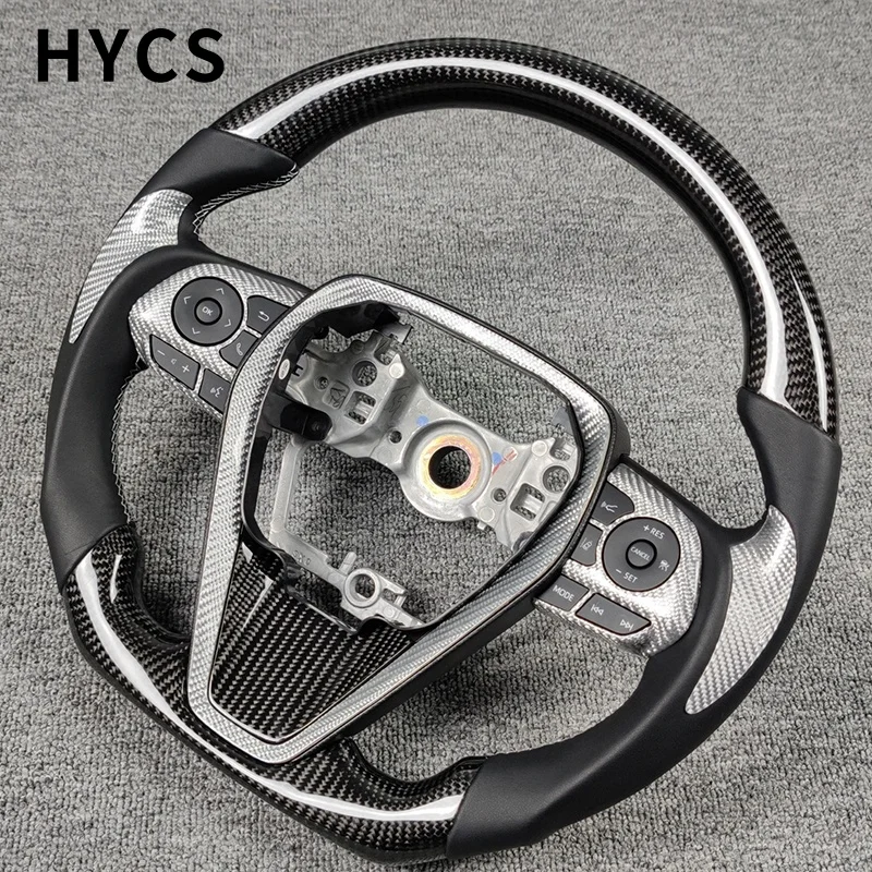 Carbon Fiber Steering Wheel for Toyota Camry for Toyota Avalon Camry Land Cruiser Without airbags view 3