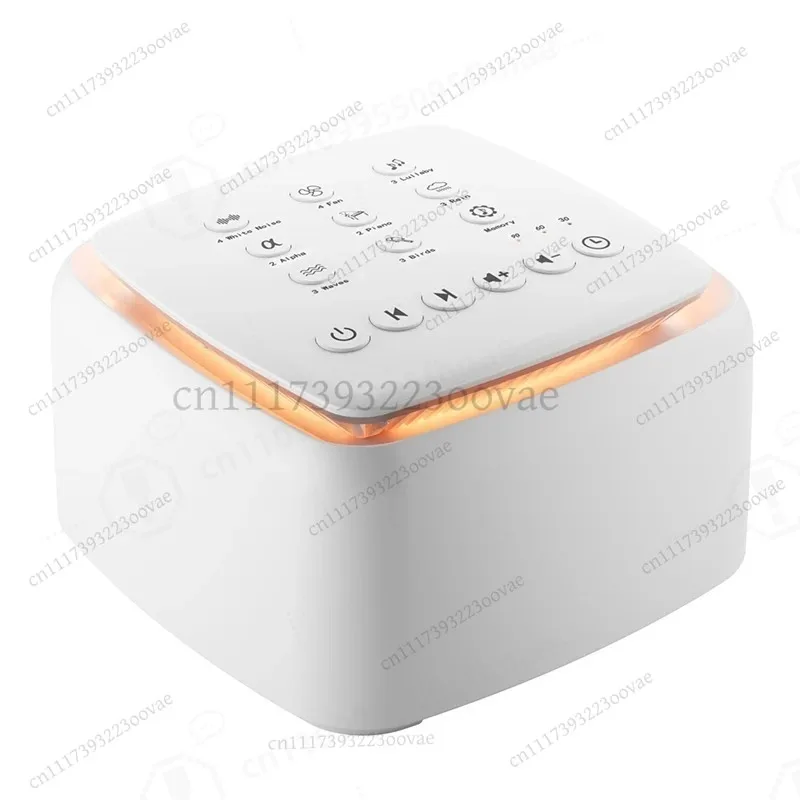 White Noise Machine Rechargeable Sleep Sound Device 30 Soothing Sounds Warm Night Light for Baby Adult Relaxation Aid