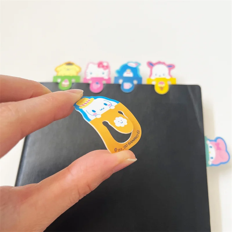 Imagem -05 - Lot Sanrio Kawaii Animal Bookmark Cute Book Mark For Books School Office Supplies Stationery Gift 100 Pcs