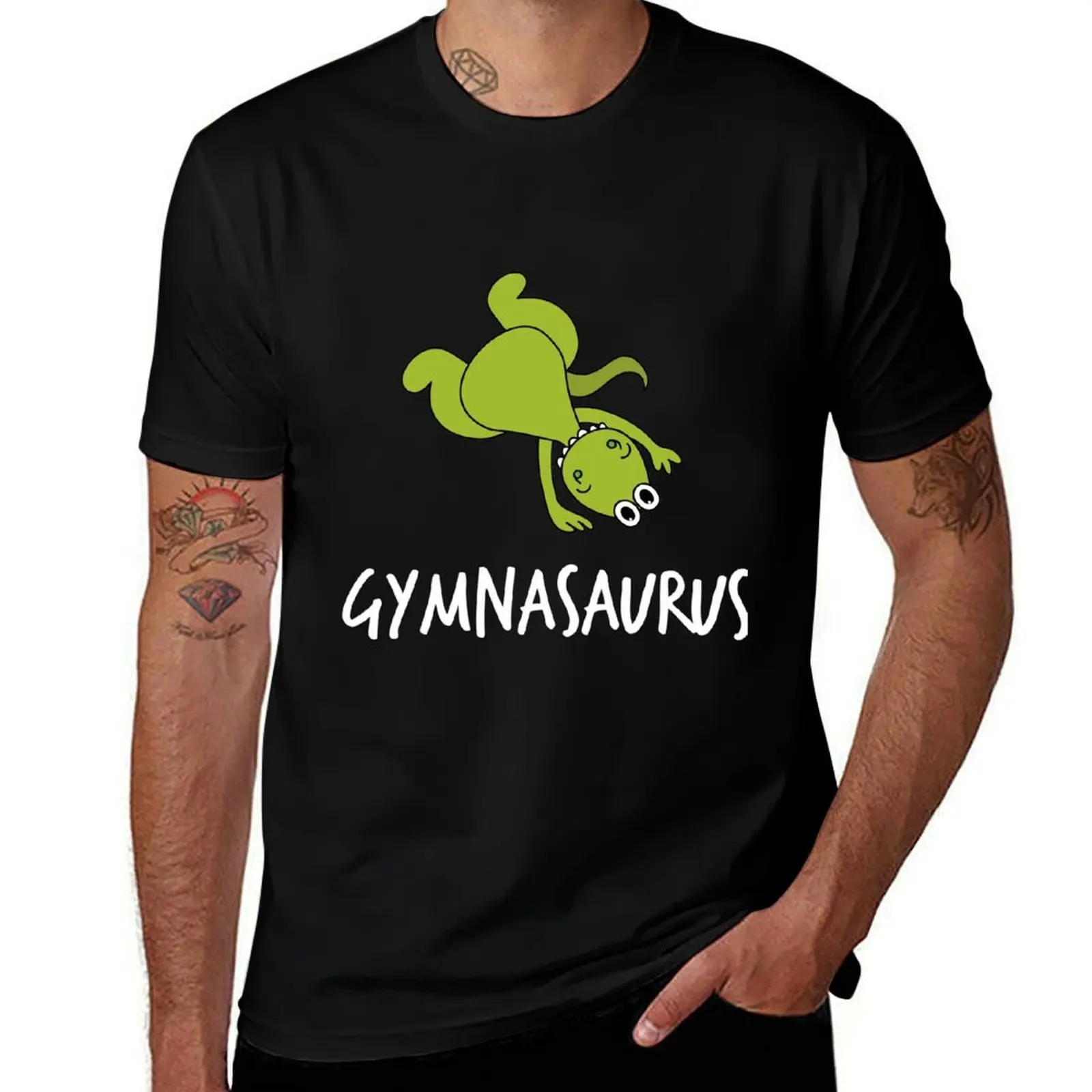 

Gymnasaurus Gymnastic Loving T-Rex Tyrannosaurus Rex Dinosaur T-Shirt custom t-shirts anime clothes mens tall t shirts