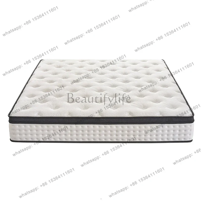 Colchón Moderno King Size, Colchón de Látex Doble Suave, Colchón de Diseño de Lujo, Colchón Queen Size, Muebles de Dormitorio Matrimonial