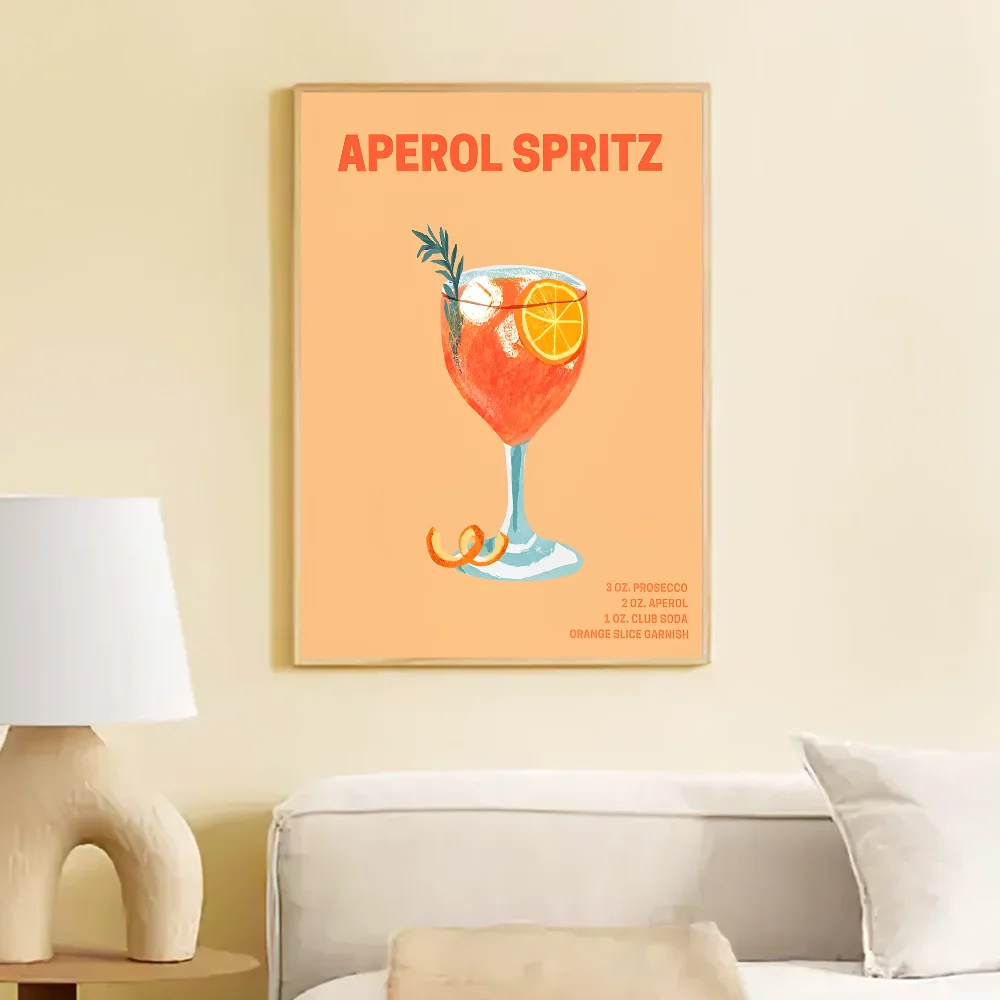 Juice Mojito Aperol Spritz Classic Movie Posters HD Quality Poster Wall Art Painting Study Nordic Home Decor