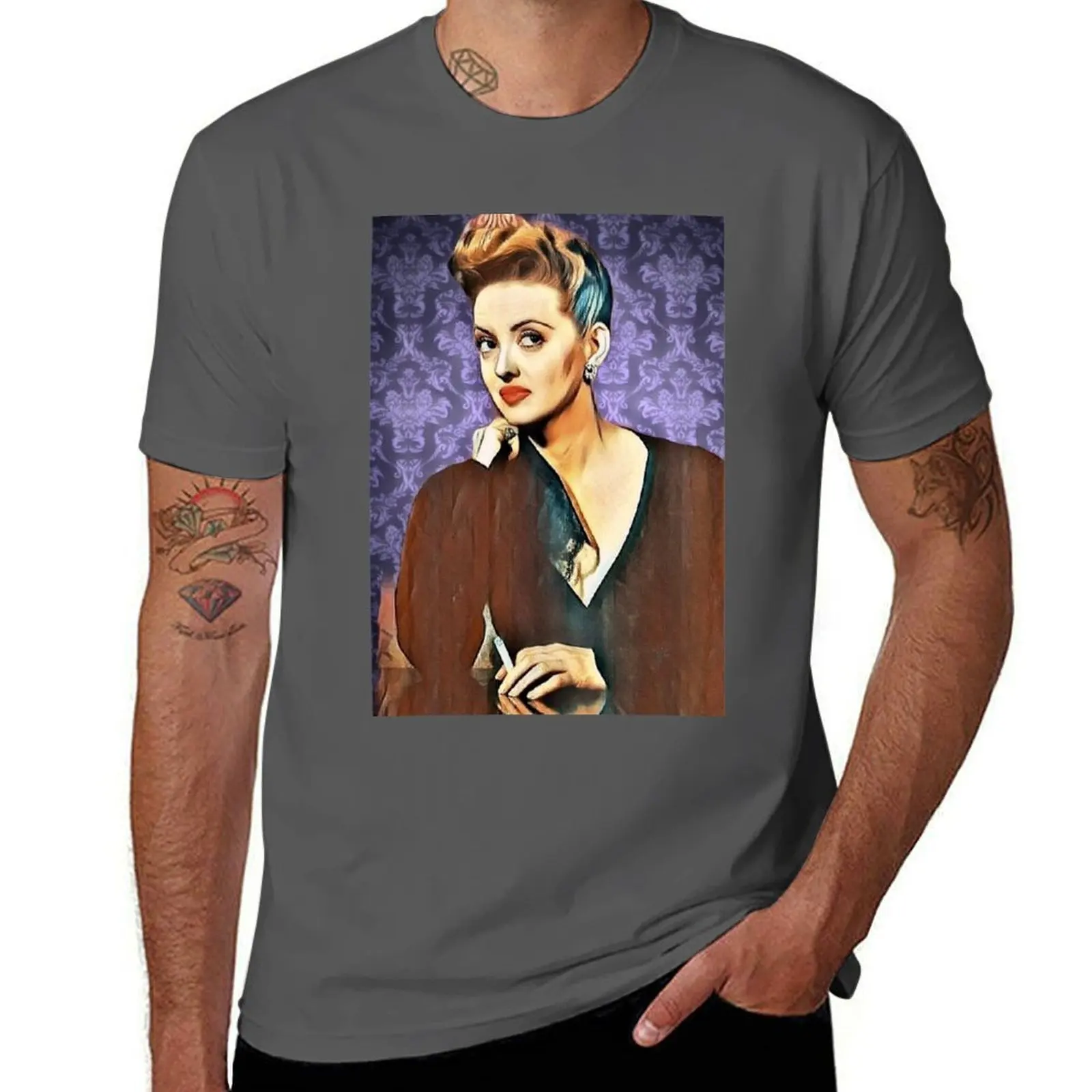 

DAVIS BETTE EYES T-Shirt Relaxed Casual Short Sleeve Tee
