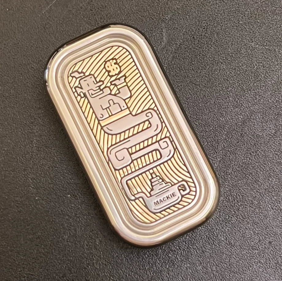 Used EDC one bean Carving CP3 Brand Promotion Model A fidget slider decompression toy