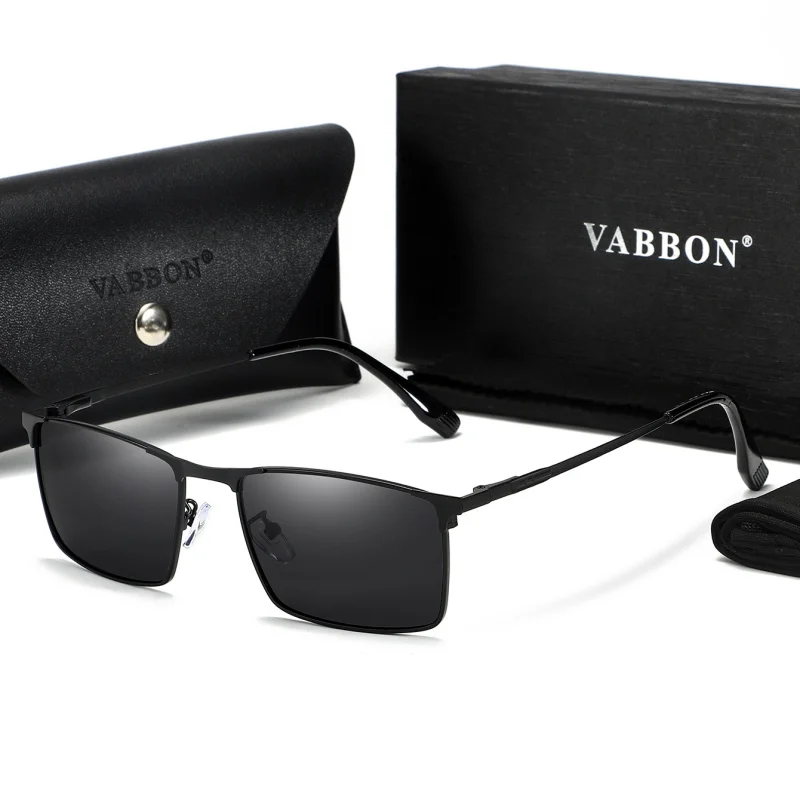 Vabbon Trendy للرجال والنساء إطار مربع الاستقطاب نظارات الموضة في الهواء الطلق النظارات الشمسية المضادة للأشعة فوق البنفسجية الصيد والقيادة نظارات، هدية مميزة 9507