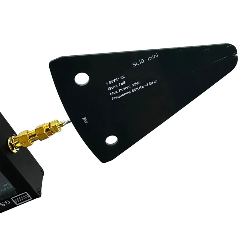 ABMF-For Nanovna Log-Periodic Antenna 50K-10,5Ghz Всенаправленная антенна с высоким коэффициентом усиления Всенаправленная антенна