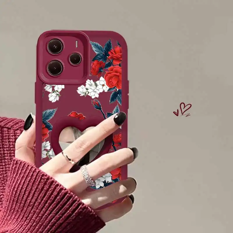 Note 14 Prachtige bloem Nieuwe Sky Eye Siliconen Telefoon Case Voor Redmi Note 14 14S 14Pro 14ProPlus 13 13Pro 12 12S 12R 12Pro Cover