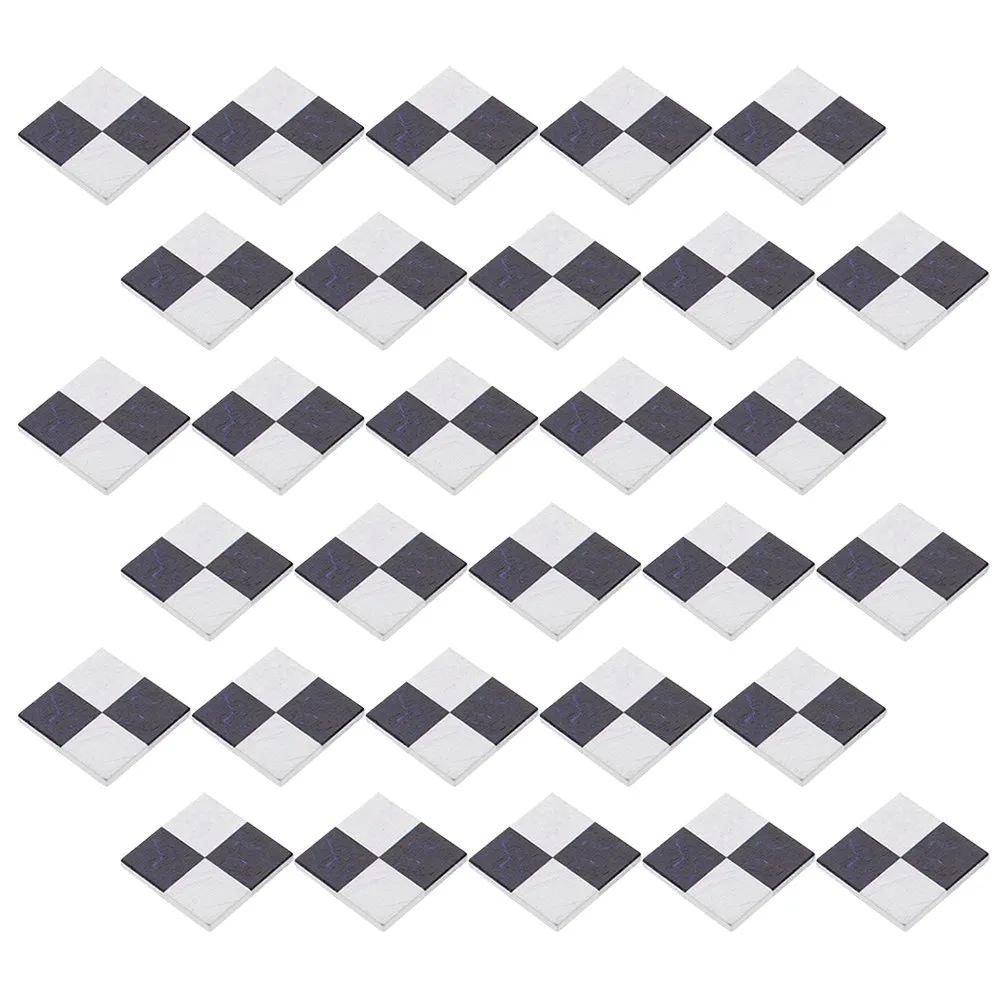 

36Pcs Miniature Floorboard Wood Retro Style Lightweight DIY Mini House Flooring Prop for Miniatures Accessories and Crafts