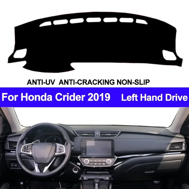 

Чехол для приборной панели автомобиля для Honda Crider 2019, коврик для приборной панели, чехол для приборной панели, коврик для приборной панели, солнцезащитный козырек, левый руль