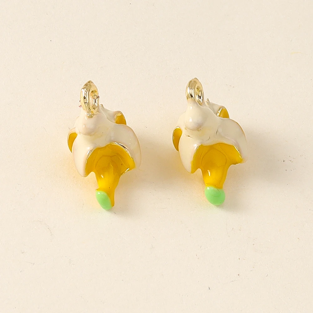 5pcs Cute Fruit Charms for DIY Jewelry Making