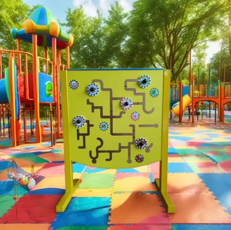 Mobile Circular Maze Sensory Experience, Children's Toys Interactive Games Event Games Carnival Games Event Props