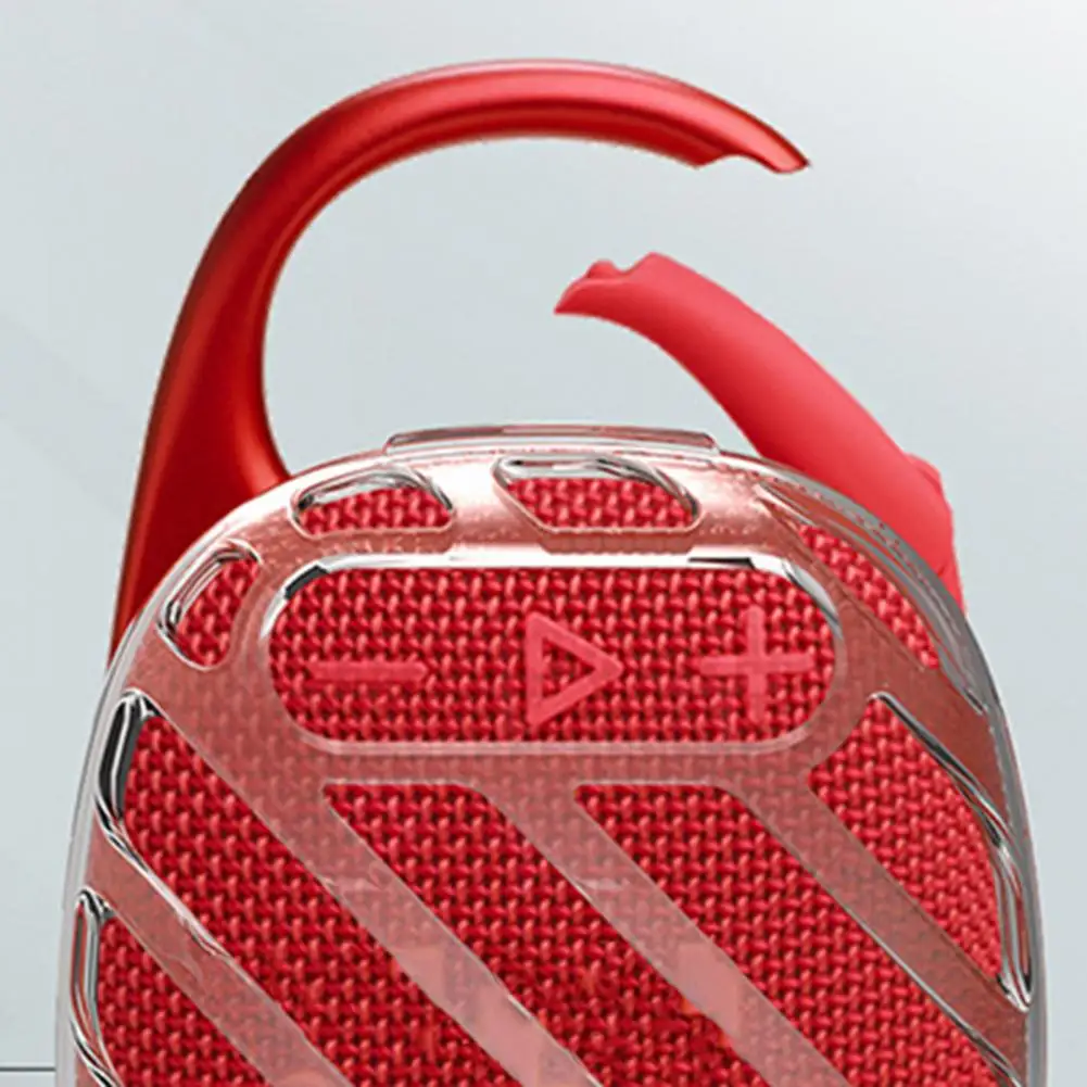 TPU Transparent Case Speaker Protective Cover Shockproof Impact Resistant Drop-Proof Transparen Protective Case For JBL CLIP 5